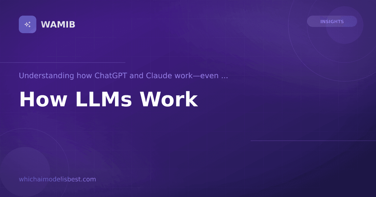 How Large Language Models Actually Work (Explained Simply)