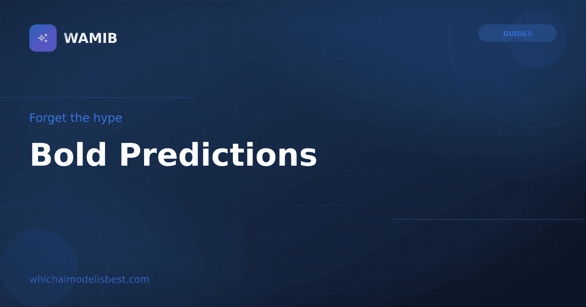 10 AI Predictions for 2026 That Nobody Wants to Hear