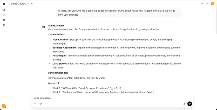 Local AI running for free